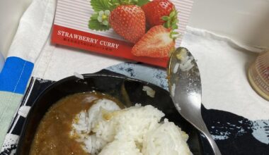 Strawberry Curry - Delicious fruity Japanese Tochigi curry.