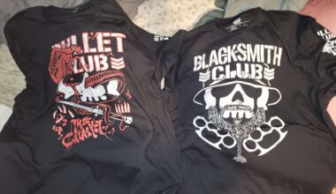 More BC shirts came in. Wrestler and Manager duo