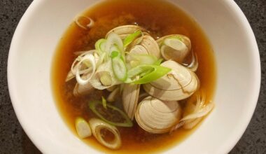 Mugi miso soup with clams. Did any of you ever tried with mugi (barley) miso? Most recipes use red or white miso. I liked the taste, but I want to know your feedback.