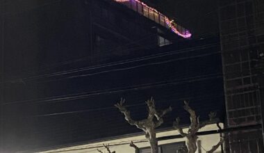 My Christmas lights in Nagasaki.