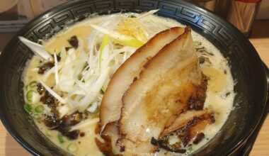 Miso ramen at Asakusa Watanabe