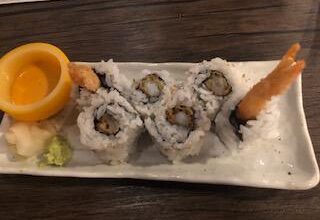 Shrimp Tempura Roll ~ from a restaurant in the western Pacific