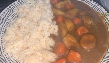 Made Japanese curry for the first time