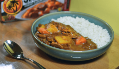 Japanese Curry Rice I made a while ago.