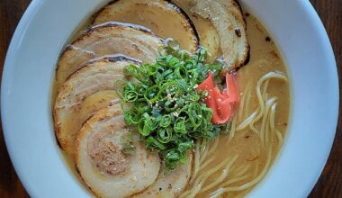 豚骨ラーメン。