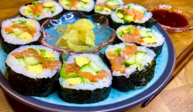 Homemade Ehou Maki (& Gari) to celebrate Setstubun