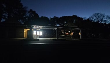 Public restrooms and vending machines