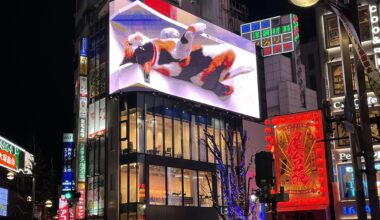 3D cat in Shinjuku