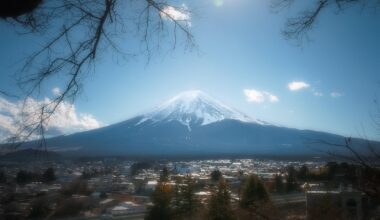 Mt Fuji on a sunny day ☀️