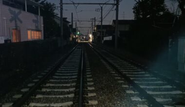 The rails of Arashiyama