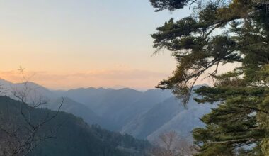 View from Mt. Takao.