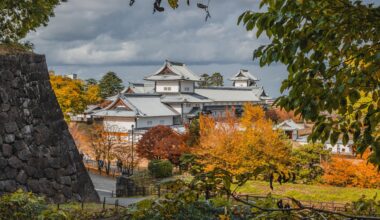 [OC] Kanazawa Castle in Autumn