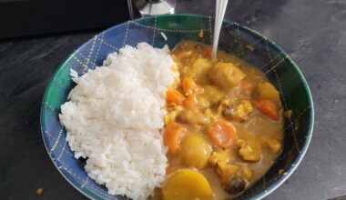 Curry and Rice for lunch