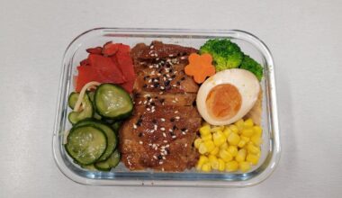 Weekly bento #2 - Teriyaki chicken