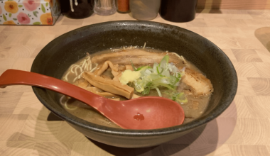 Niboshi ramen near Nagoya station