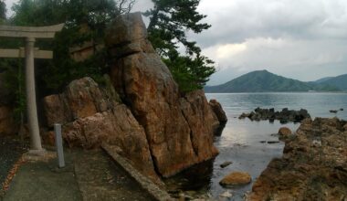 Oceanside Shrine In Fukui Prefecture