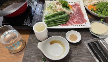 Shabushabu and obligatory ehomaki