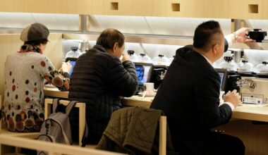 Japan's conveyor belt sushi industry takes a licking from an errant customer