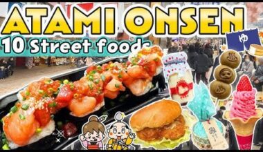 Atami Japan Street Food Tour / Onsen Town