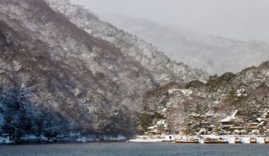 Winter morning in Arashiyama, Kyoto