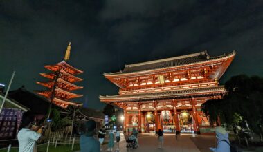 Sensoji at night (Summer 2022)