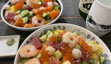 Chirashi for hina matsuri