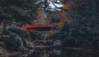 [OC] Momiji Bridge on Miyajima Island, Hiroshima