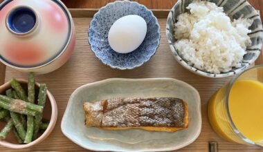 Have been making Japanese breakfast every day so far this year :) great way to start your day and you feel so energised.