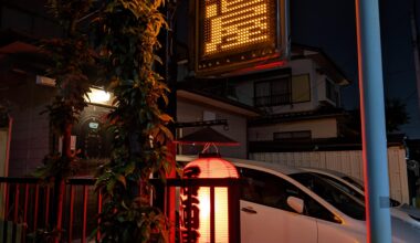 Japan at Night: Strange Place For an Izakaya!