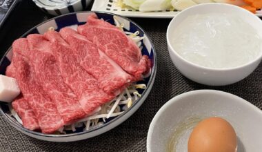 Sukiyaki at home