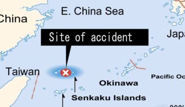 Fishing boat capsizes off disputed remote Japan islands