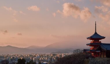 Kiyomizu Dera, Kyoto before sunset [OC]