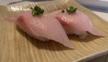 One of my favorites… yellowtail 💁‍♀️