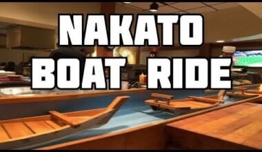 POV - Video of a hibachi restaurant, from the boats that float around the sushi bar - Nakato Springfield, MO