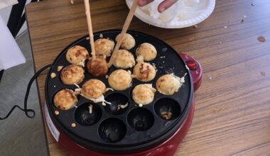 home made takoyaki! 美味しい 🤭