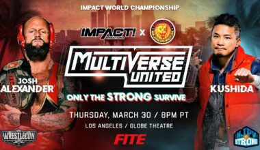 Two title matches set for NJPWxIMPACT Multiverse United