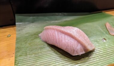 Kama toro from an omakase course in Hiroshima