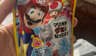 What flavors are these Mario gummies?