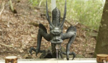 Water Trough Dragon at a Shrine.