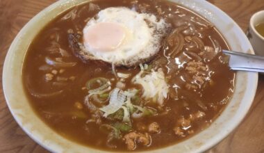 Curry Ramen. Old-fashioned diner.