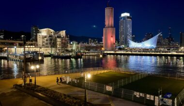 Kobe Harbour at Night, Hyogo-ken