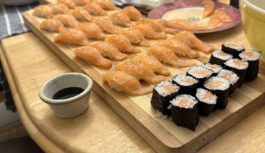 Thank you to the person here who shared the video on preserving Costco salmon. Me and my brother finished this whole thing off in about 5 minutes. My best homemade sushi yet. And it was delicious