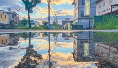 🇯🇵 after rain looks like an anime scenery