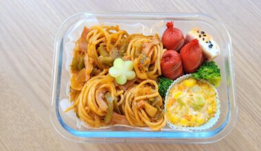 Weekly bento #4 - Napolitan spaghetti bento(s)!