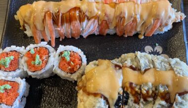 Some sushi rolls are just too much