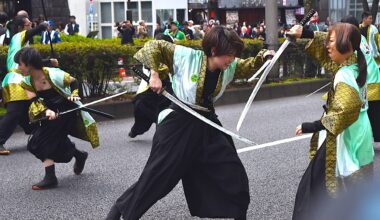 "Irish" Samurai Fighting in Harajuku