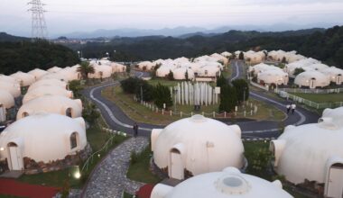 Futuristic Pod Hotel in Wakayama Prefecture