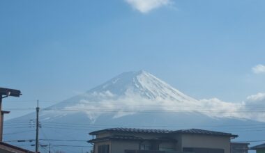 Mt Fuji from Kawaguchiko