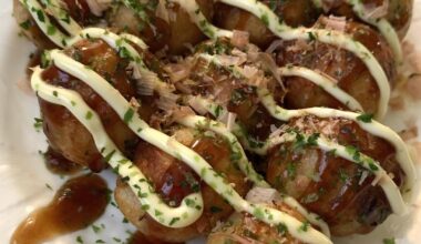 Homemade takoyaki!