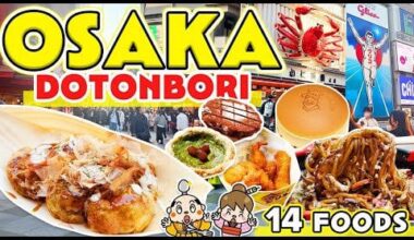 Osaka Food / Japanese Street Food Tour in Dotonbori